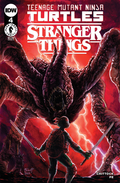 Teenage Mutant Ninja Turtles / Stranger Things #4 (Pe Cover)