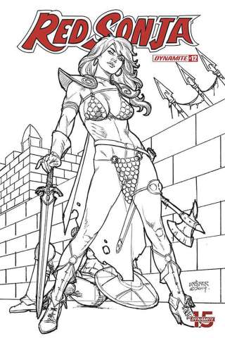 Red Sonja #12 (30 Copy Linsner B&W Cover)