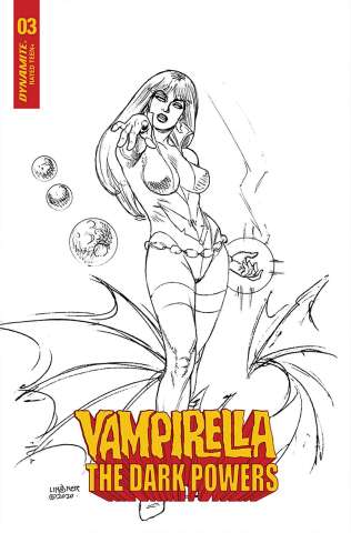 Vampirella: The Dark Powers #3 (20 Copy Linsner B&W Cover)
