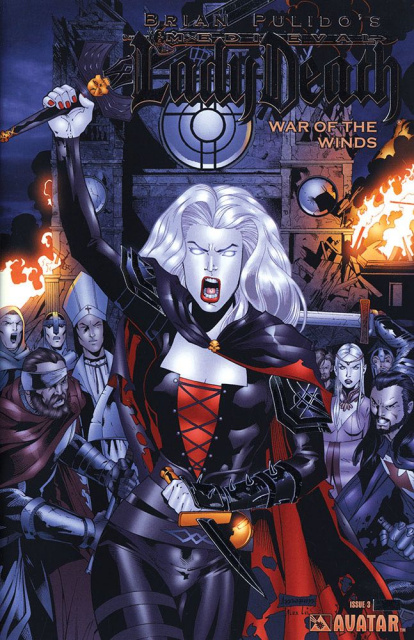 Medieval Lady Death: War of the Winds #3 (Platinum Foil Cover)