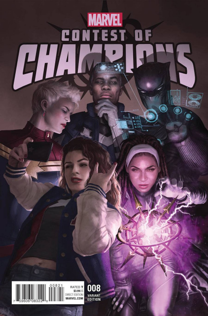Contest of Champions #8 (Rahzzah Cover)