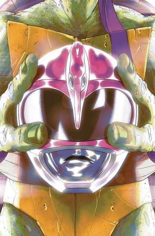 Power Rangers / Teenage Mutant Ninja Turtles #4 (Mike Montes Cover)