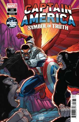 Captain America: Symbol of Truth #10 (Ron Lim Planet of the Apes Cover)