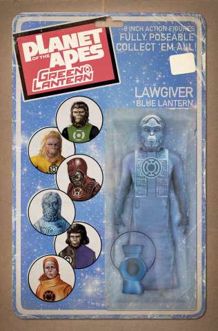 The Planet of the Apes / The Green Lantern #4 (Unlock Action Figure Cover)