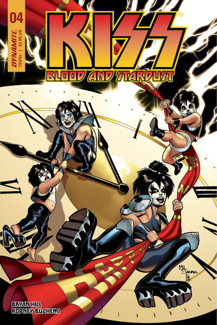 KISS: Blood and Stardust #4 (Sanapo Cover)