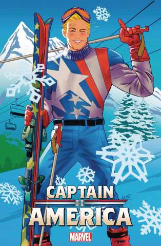 Captain America #4 (Greg Land Ski Chalet Cover)