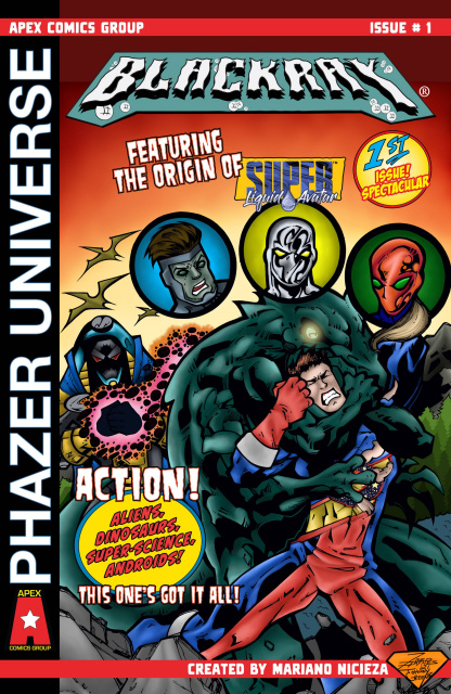 Phazer Universe #1 (Blackray Cover)