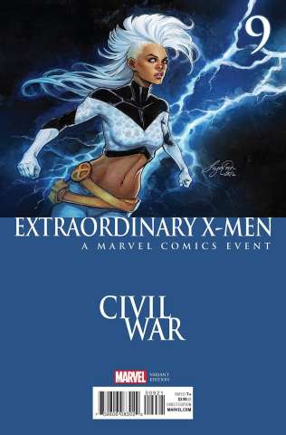 Extraordinary X-Men #9 (Oum Civil War Cover)
