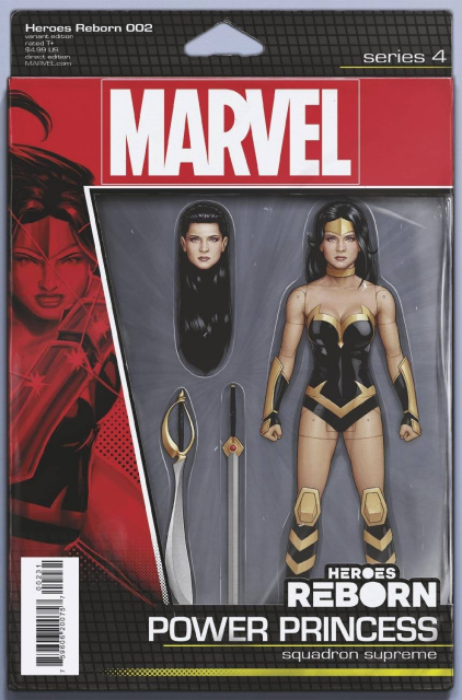 Heroes Reborn #2 (Christopher Action Figure Cover)