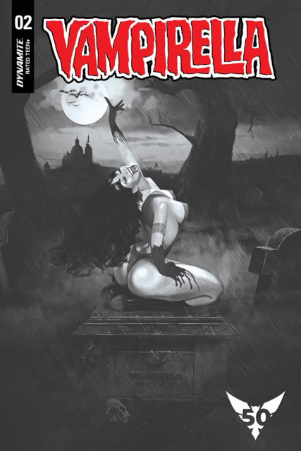 Vampirella #2 (20 Copy Dalton B&W Cover)