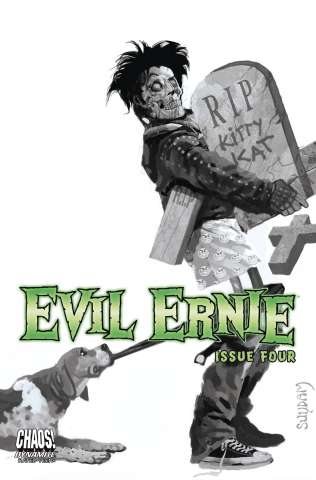 Evil Ernie #4 (20 Copy Suydam B&W Cover)