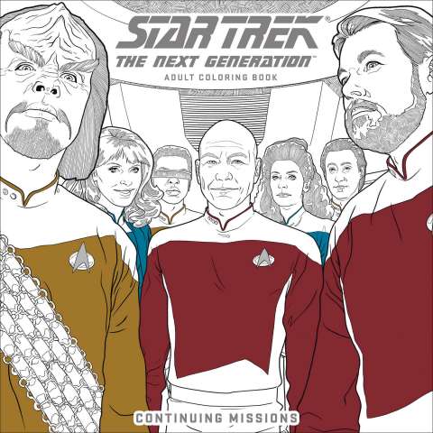 Star Trek: The Next Generation Adult Coloring Book Vol. 2: Continuing Missions