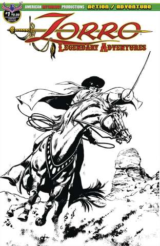 Zorro: Legendary Adventures #1 (Blazing Blades of Zorro Cover)