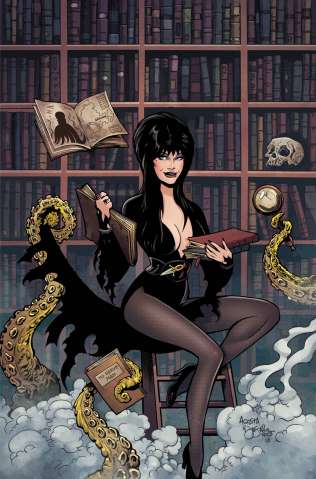 Elvira Meets H.P. Lovecraft #2 (Acosta Virgin Cover)