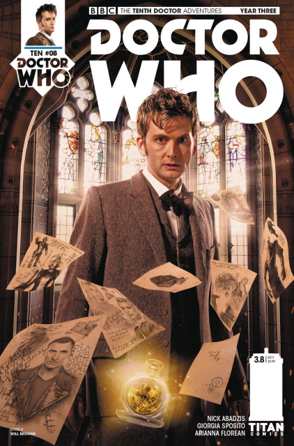 Doctor Who: New Adventures with the Tenth Doctor, Year Three #8 (Brooks Cover)