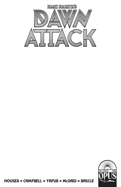 Dawn Attack #5 (Blank Sketch Cover)