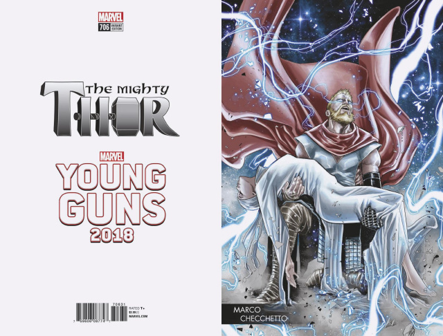 The Mighty Thor #706 (Checchetto Young Guns Cover)