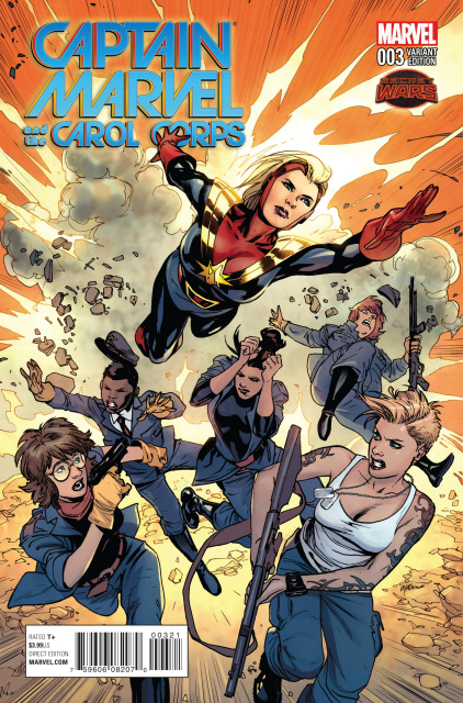 Captain Marvel and the Carol Corps #3 (Lupacchino Cover)