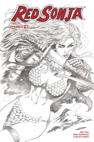 Red Sonja #19 (30 Copy Duursema B&W Cover)