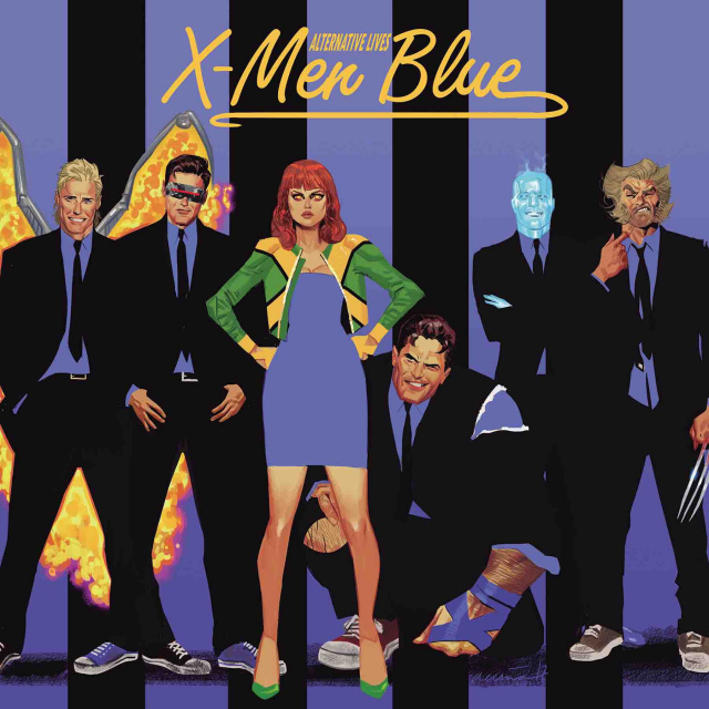 X-Men: Blue #11 (Acuna Rock 'N Roll Cover)