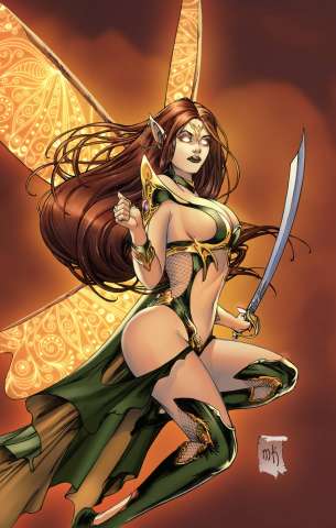 Grimm Fairy Tales: Neverland - Age of Darkness #1 (Krome Cover)