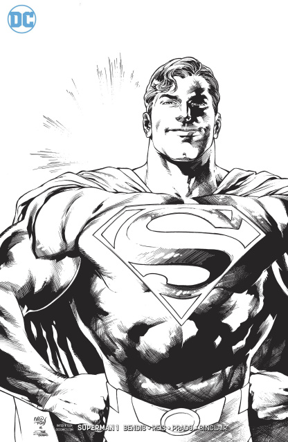 Superman #1 (Black and White Cover)