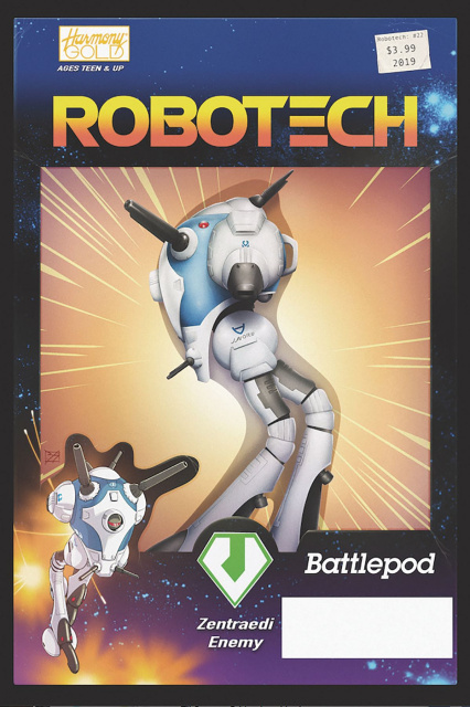 Robotech #22 (Vehicle Action Figure Cover)
