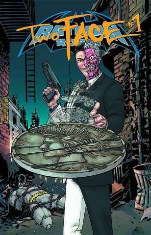 Batman and Robin #23.1: Two Face Standard Cover