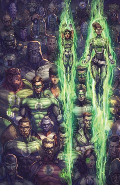 Green Lantern #9 (Alan Quah Card Stock Cover)