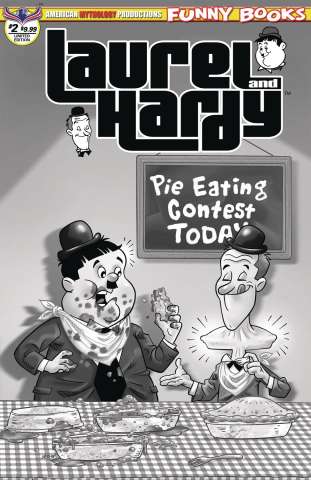 Laurel and Hardy #2 (B&W Cover)