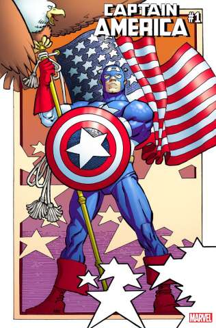 Captain America #1 (Miller Remastered Cover)