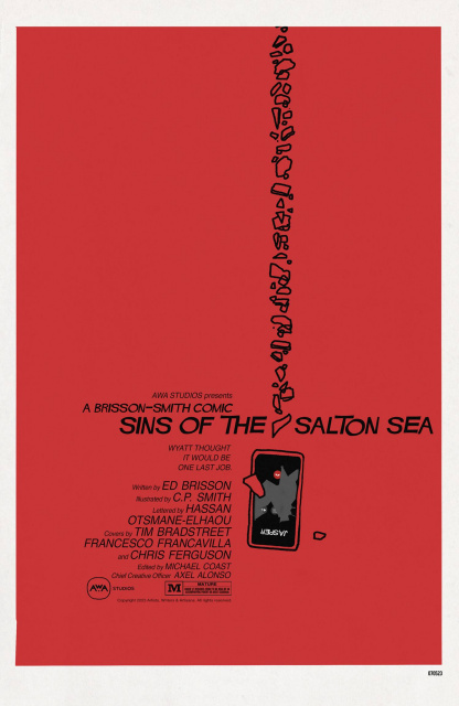 Sins of the Salton Sea #2 (Film Noir Homage Cover)