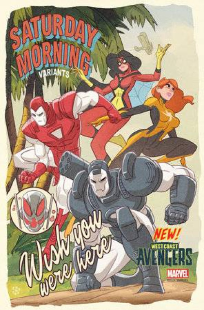 West Coast Avengers #1 (Sean Galloway Saturday Morning Cover)