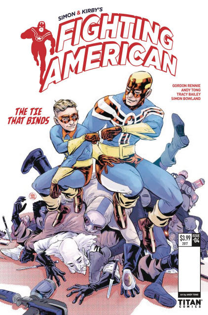 Fighting American: The Ties That Bind #4 (Tong Cover)