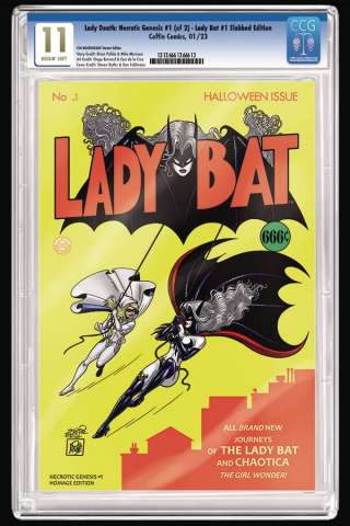 Lady Death: Necrotic Genesis #1 (Lady Bat Slabbed Edition)