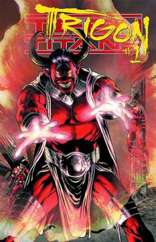 Teen Titans #23.1: Trigon Standard Cover