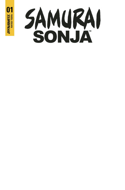 Samurai Sonja #1 (Blank Authentix Cover)