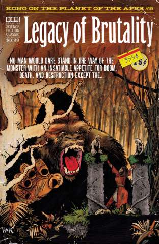 Kong on The Planet of the Apes #5 (Pulp Hack Cover)