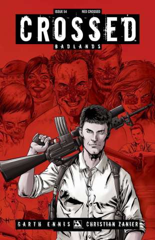 Crossed: Badlands #54 (Red Crossed Cover)