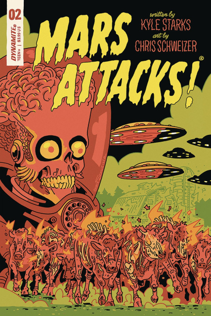 Mars Attacks #2 (Schweizer Cover)