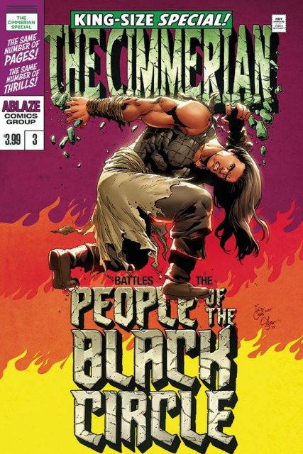 The Cimmerian: People of the Black Circle #3 (Casas Hulk Homage Cover)