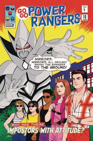 Go, Go, Power Rangers! #10 (Subscription Mok Cover)