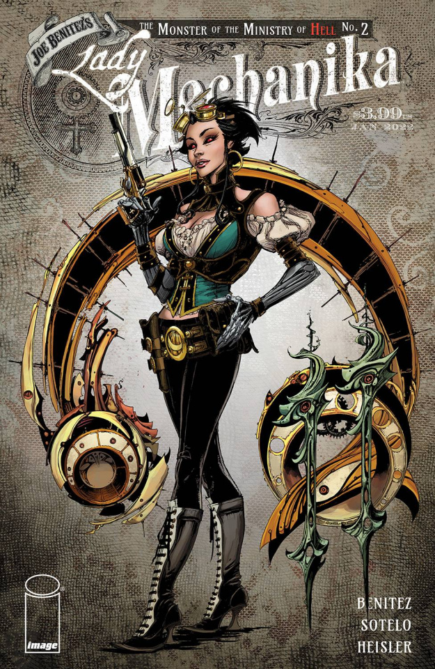 Lady Mechanika: The Monster of the Ministry of Hell #2 (Benitez Cover)