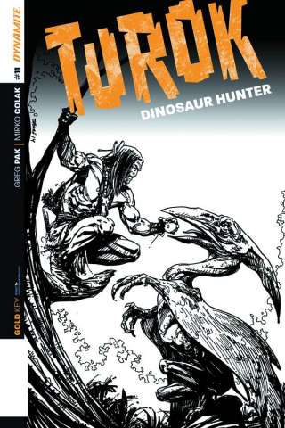Turok: Dinosaur Hunter #11 (10 Copy Sears B&W Cover)