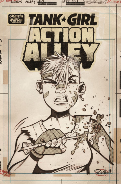 Tank Girl: Action Alley #2 (Artist Edition Cover)