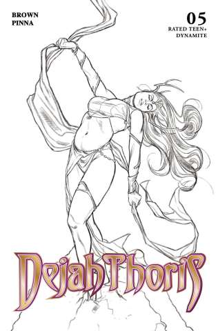 Dejah Thoris #5 (10 Copy Sway Line Art Cover)
