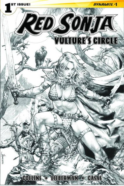Red Sonja: Vulture's Circle #1 (10 Copy Anacleto B&W Cover)