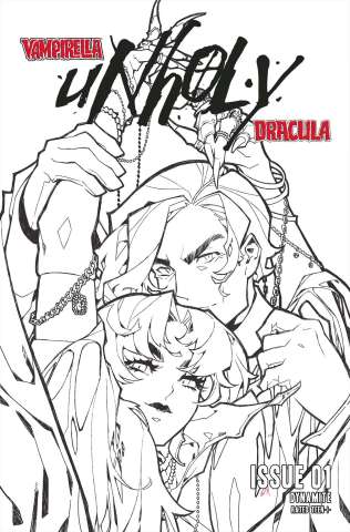 Vampirella / Dracula: Unholy #1 (25 Copy Besch B&W Cover)