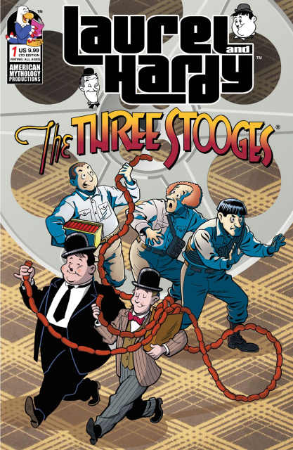 Laurel and Hardy Meet The Three Stooges #1 (Cartoon Cover)