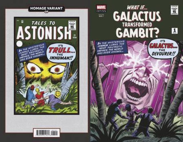 What If... Galactus Transformed Gambit? #1 (Homage Cover)